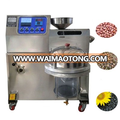 Screw peanut oil press machine sunflower seed oil press machine